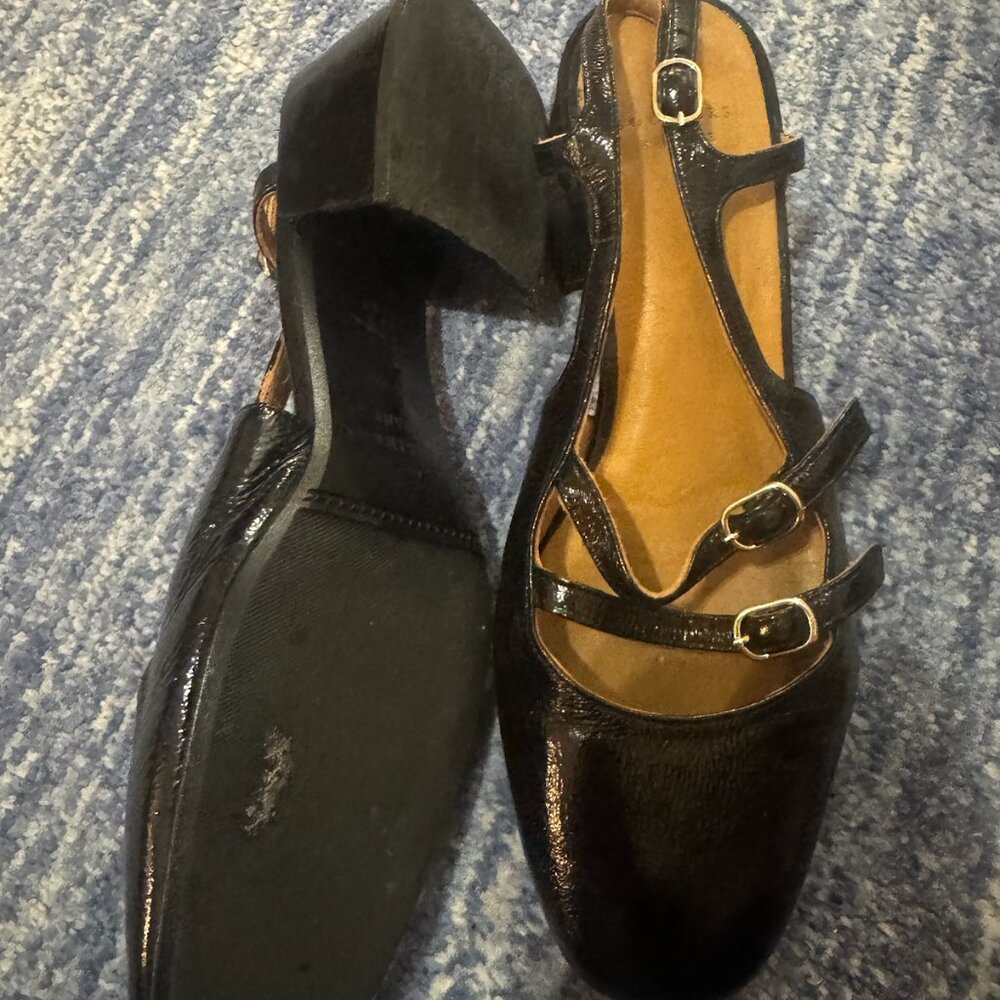 Sezane Paula Babies: Patent Black- size 9 - Picture 3 of 4